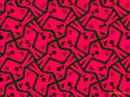 pink-winking-cat tessellation art by doctor david