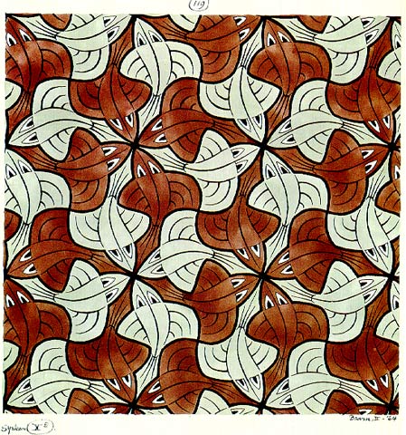'Fish' (1964): Tessellation Art by M. C. Escher