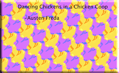 escher style tessellation project by Austen Freda