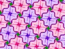 flower motif tessellation art