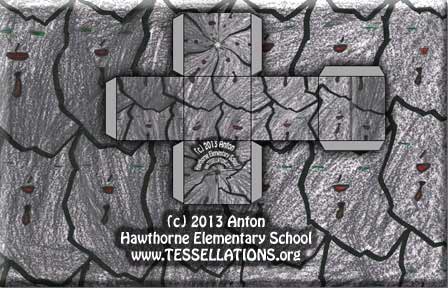 cat motif tessellation