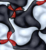 swan tessellation by CarouselOfLife at DeviantArt