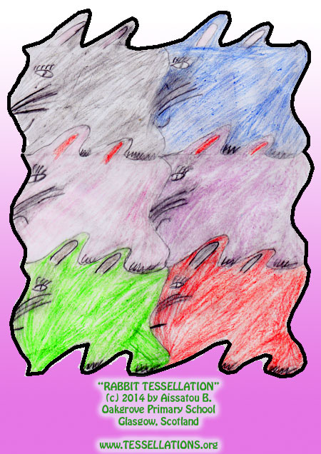 tessellation of bunny rabbits