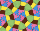 Escher-style penguin tessellation