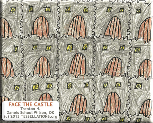 castle tessellation by trenton of zaneis school 2013