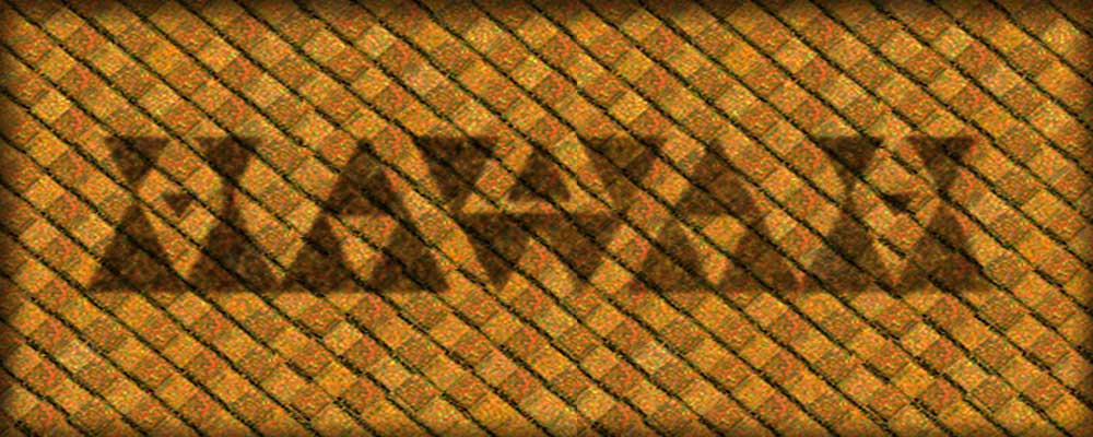 HAWAII as an ambigram