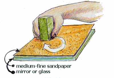 sand the bottom of your inkan so it's smooth and level