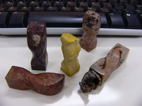 do-it-yourself soapstone asian chop made by an american