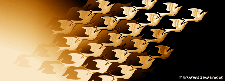 Tessellation of blackbirds and doves