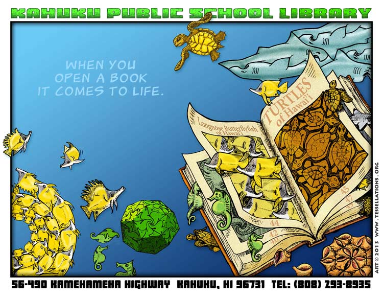 fish tessellation art by sethness